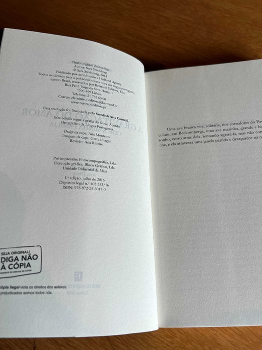 a gravitação do amor     SARA STRIDSBERG