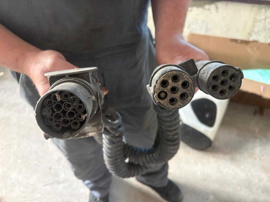 Przewód spiralny 3 wtyczki do TIRa