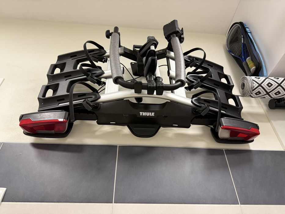 Bagaznik rowerowy na hak thule volvo
