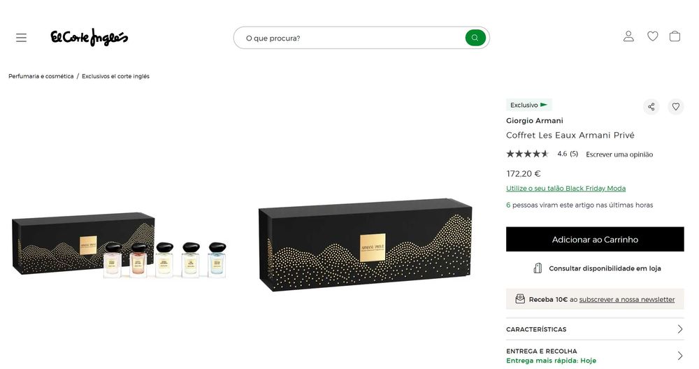Nao negociavel perfumes Giorgio Armani Prive 7.5ml*4