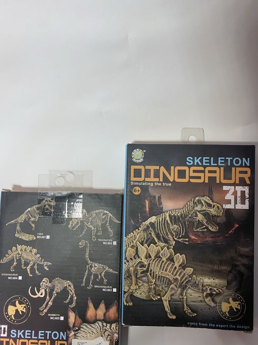 Дитячий 3D набір скелетів динозаврів