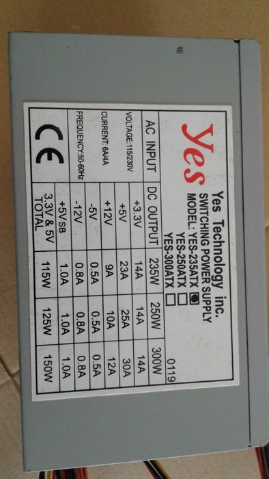 Power Supplies for Computers (Tower or Mini Tower)64738600753025121