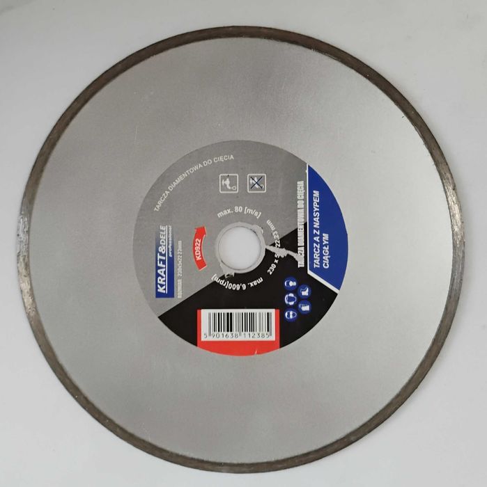 Tarcza diamentowa ciągła gładka 230 mm