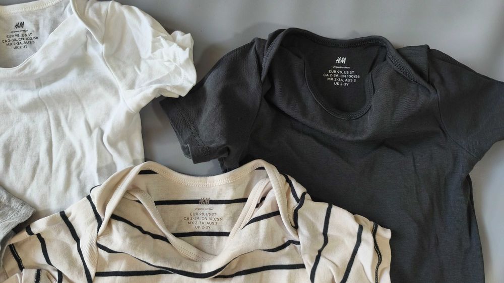 Zestaw komplet body bodziak 98 H&M