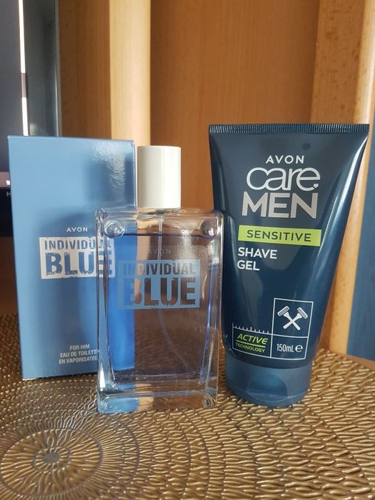 Zestaw perfumy Individual Blue Avon + żel do golenia Care MEN Avon