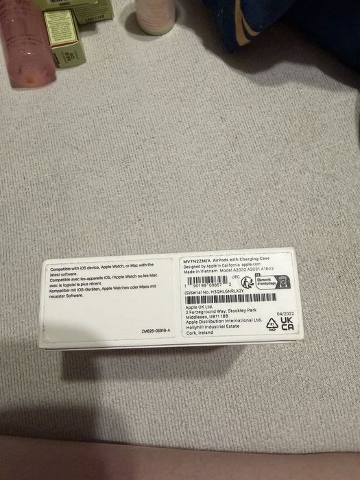 Słuchawki douszne APPLE AirPods 2 Biały