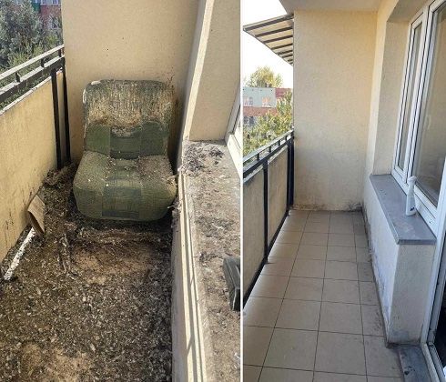 Sprzątanie po gołębiach. Montujemy kolce na ptaki