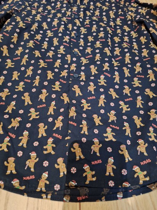 Koszula świąteczna Cropp r. S motyw z ciastkiem dla chłopca