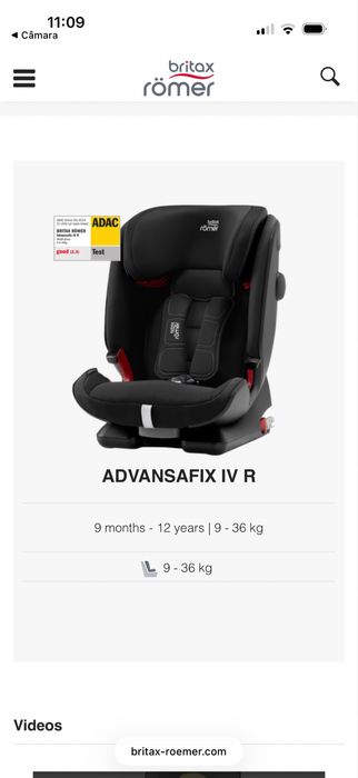 Cadeira Britax nova