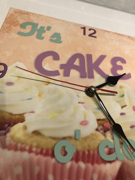 Zegar na ściane babeczki