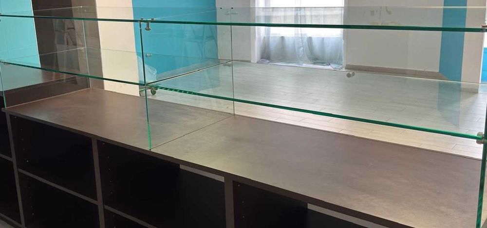 Vitrine moderna para negócio