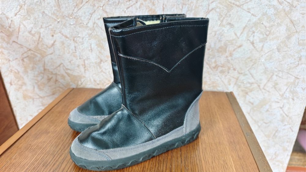 Сапожки  с мехом СССР детские сапоги ботинки обувь на меху черевички