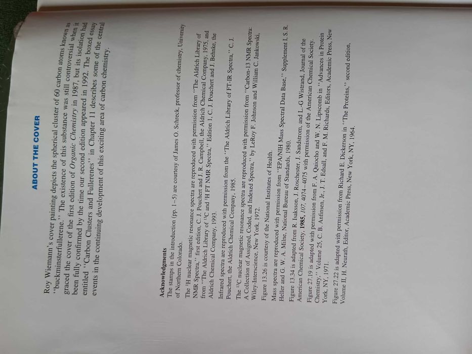 Livro Organic Chemistry, de Francis Carey.