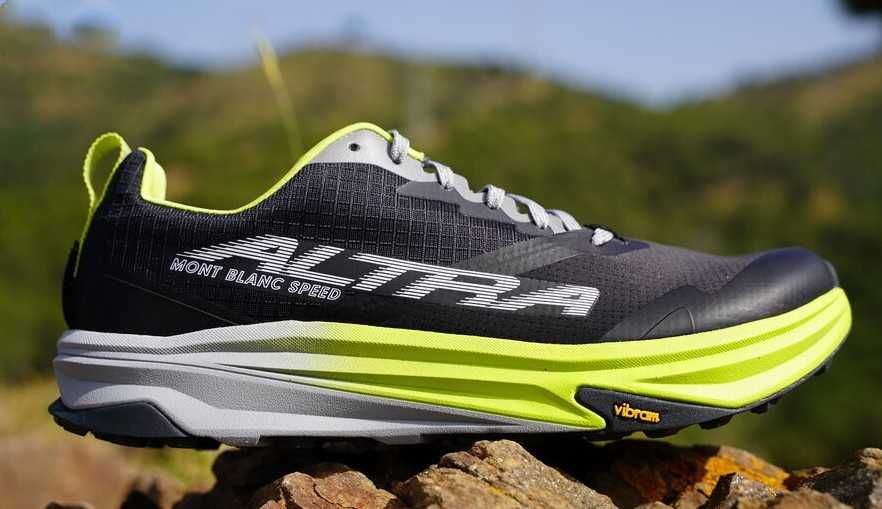 Кросівки для бігу чоловічі Altra Mont Blanc Speed black/lime