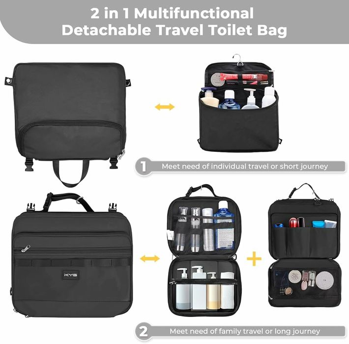 !! Kosmetyczka Podróżna Turystyczna KYG Super Jakość Okazja !!