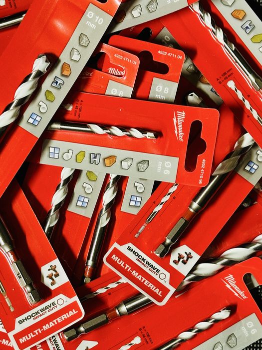 Свердло сверло універсальне ShW HEX MILWAUKEE 6, 8, 10, 12 мм