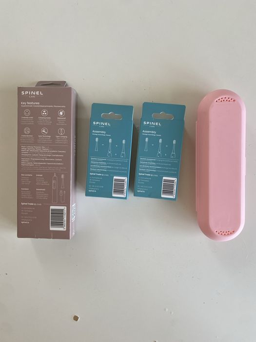 Szczoteczka soniczna do zebow, 2 glowki plus etui, nowe