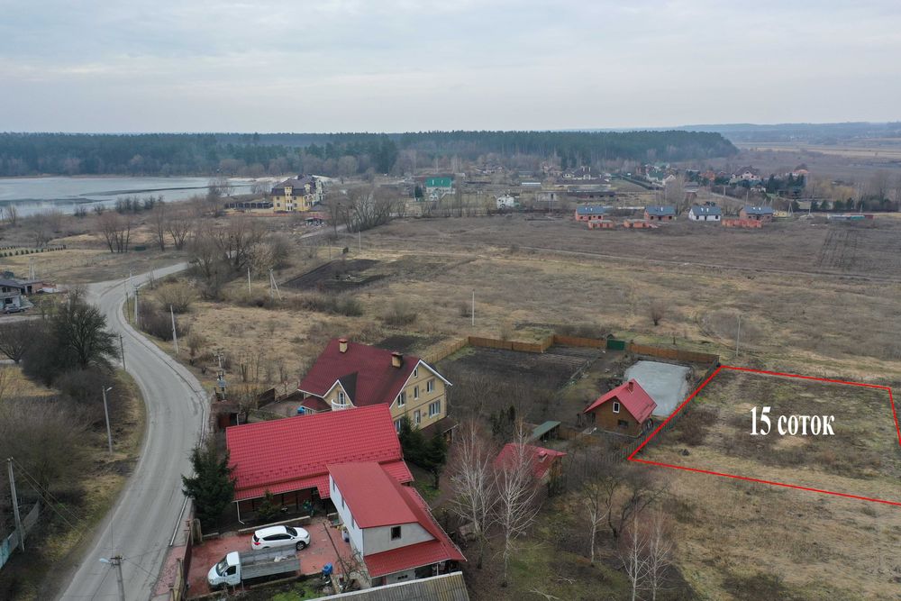 Бобриця продаж ділянки 0,15 га ОСГ