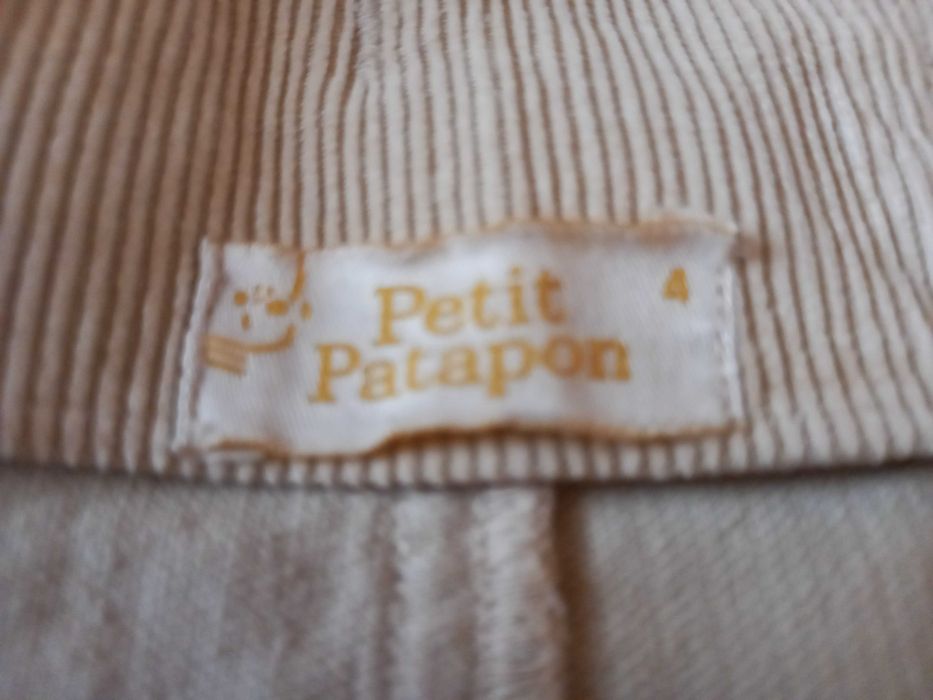 Jardineiras Petit Patapon  4 anos ótimo estado
