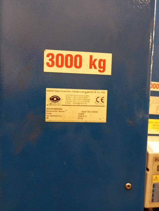 Podnośnik dwukolumnowy MAHA ECON 3