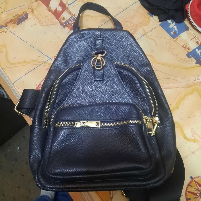 Сумка рюкзак кожа