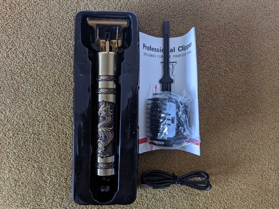 Тример машинка для стрижки T9 барбер дракон НОВА