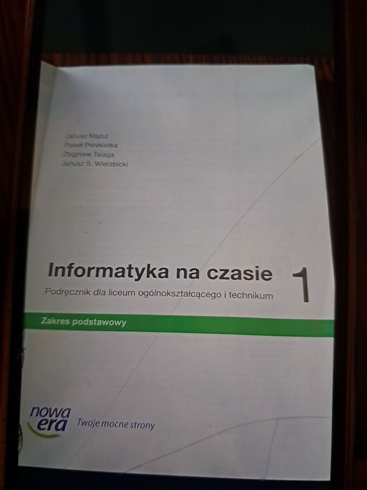 Informatyka na czasie 1, zakres podstawowy