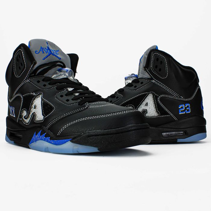 Мужские кроссовки Nike Air Jordan 5 Retro OG Black Metallic Reimagined