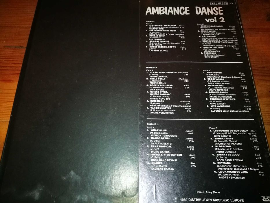 VARIOS - Ambiance Danse   VOL 2 CAIXA 3 X LP