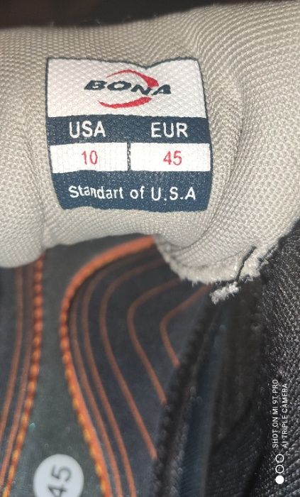 Кроссовки Bona  45р. - 29.5 см. по стельке , оригинал, кожа.