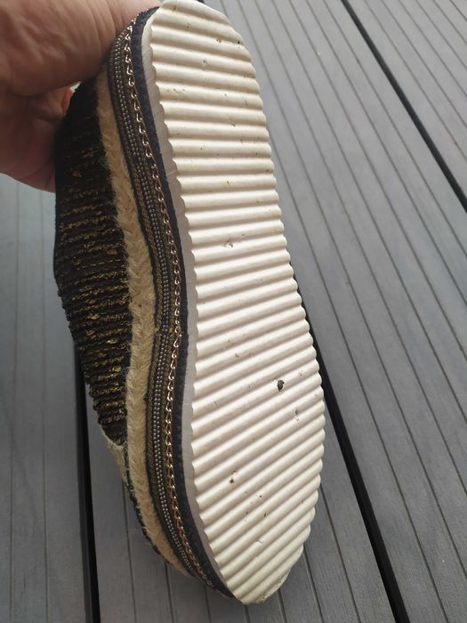 Espadryle spadryle buty na koturnie roz. 37
