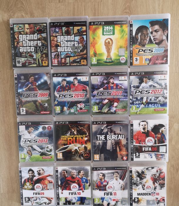 Lote de 38 jogos para PS3
