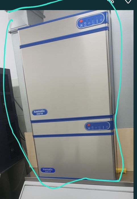 Kostkarka gastronomiczna ICEMATIC n201m+n501m+ zbiornik