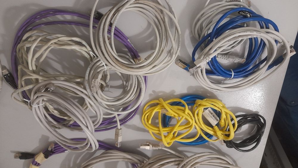 Патч корд інтернет кабелі якісні  Cat. 5 5e Cat. 6 6A