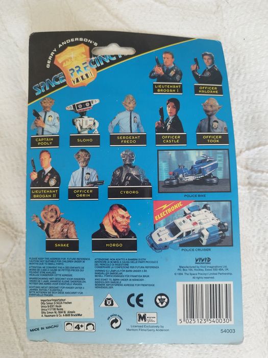 1994 Captain Podley Space Precinct 4 Vivid Imaginations Figure