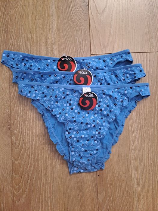 3x Majtki damskie Atlantic Arcado, rozmiar XL, bawełna