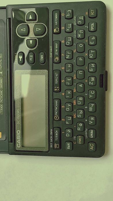Электронная записная книжка Casio DC-7500RS Банк данных.