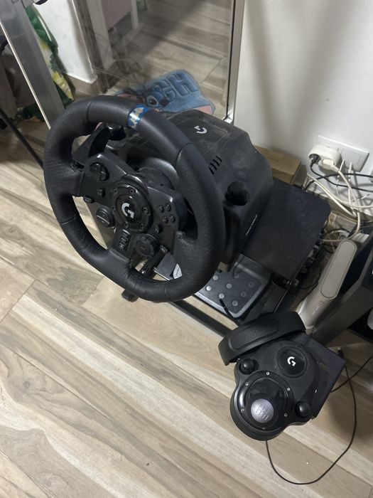 Logitech G923 + Shifter + Suporte Completo