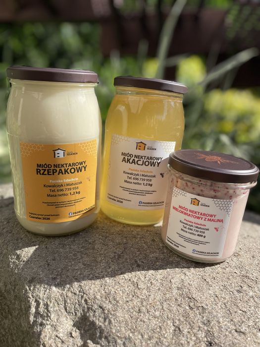 Miód naturalny z rodzinnej pasieki