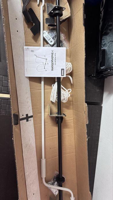 Poleas thule para arrumar caixa bagageira