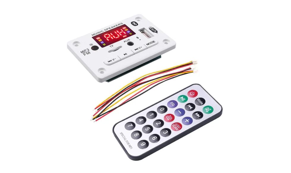 MP3 плеєр Bluetooth 5 FM USB microSD авто модуль12V MP3 FLAC WMA WAV