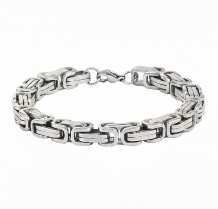 Łancuszek i bransoletka że stali chirurgicznej