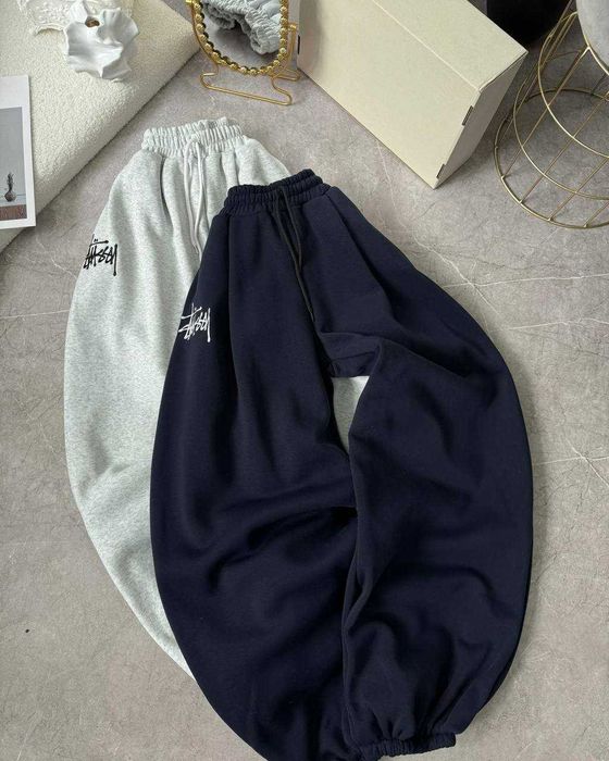 Теплі жіночі штани оверсайз на флісі 3 кольори штаны брюки оверсайз