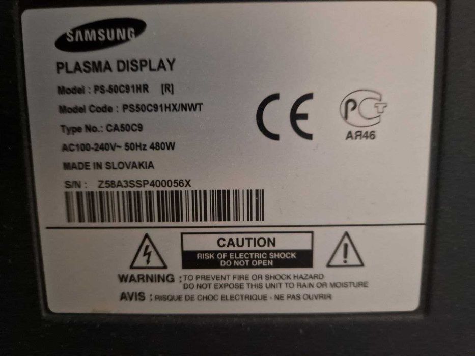 Телевизор SAMSUNG PS-50C91HR плазма