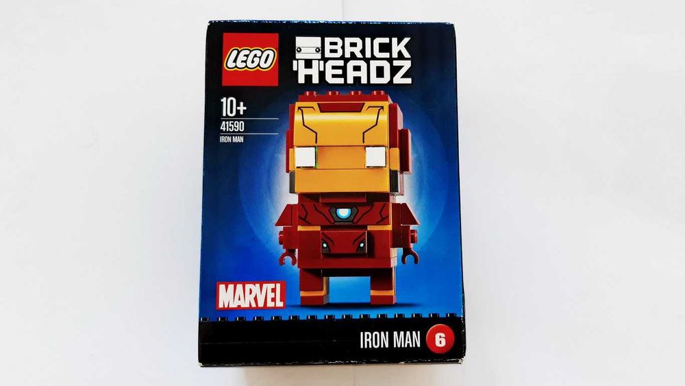 LEGO BrickHeadz Marvel Civil War 41590 Iron Man selado
