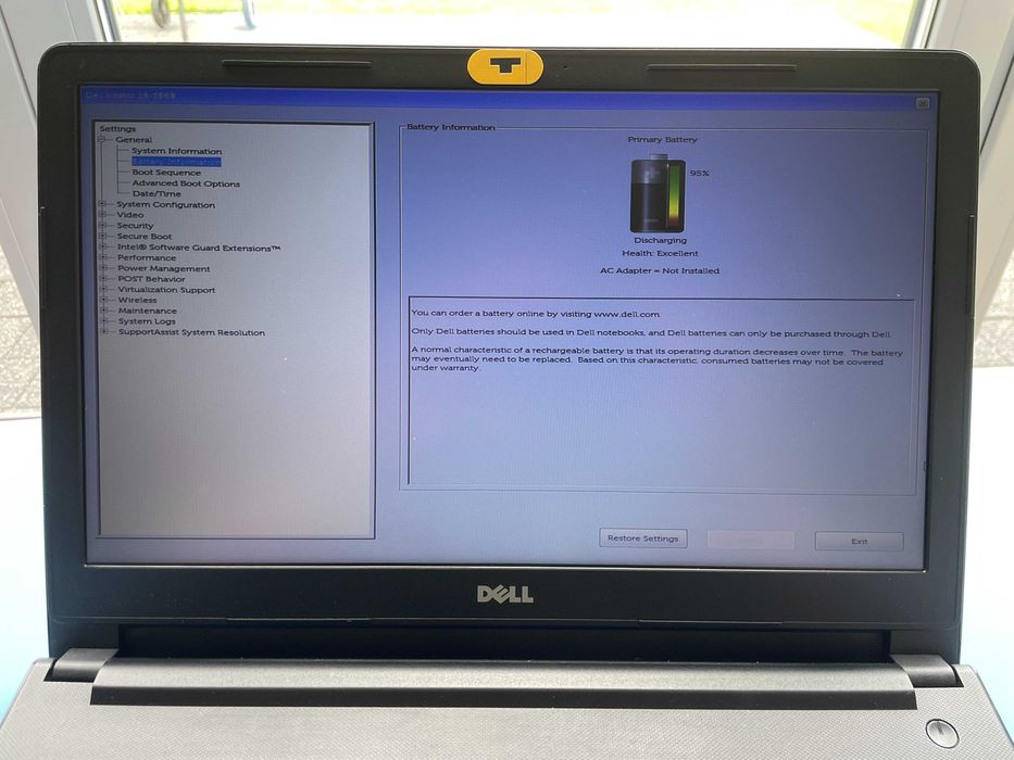 Dell Vostro 15" 3568 i5_7200U 2.50GHz 16GB DDR4 SSD 256GB Win10 Pro