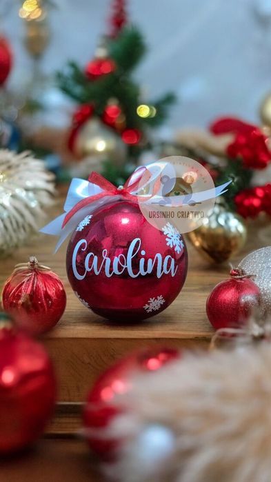 Bolas de Natal personalizada