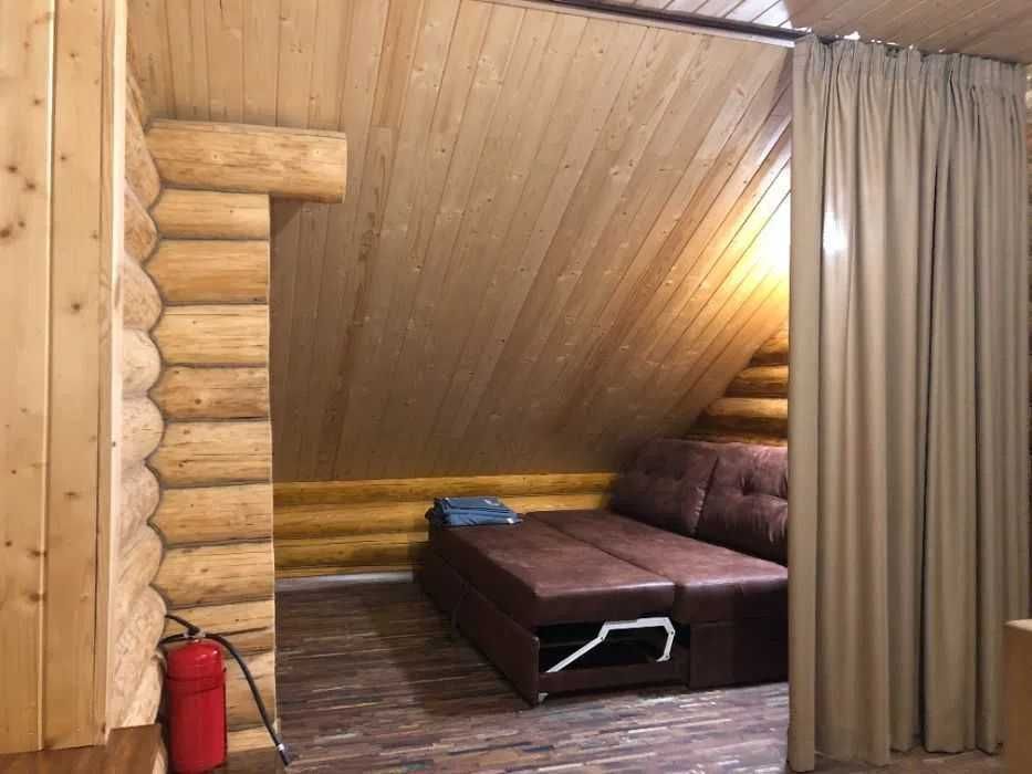 06 Будинок сруб басейн чан баня пляж рибалка на березі Десни Новосілки