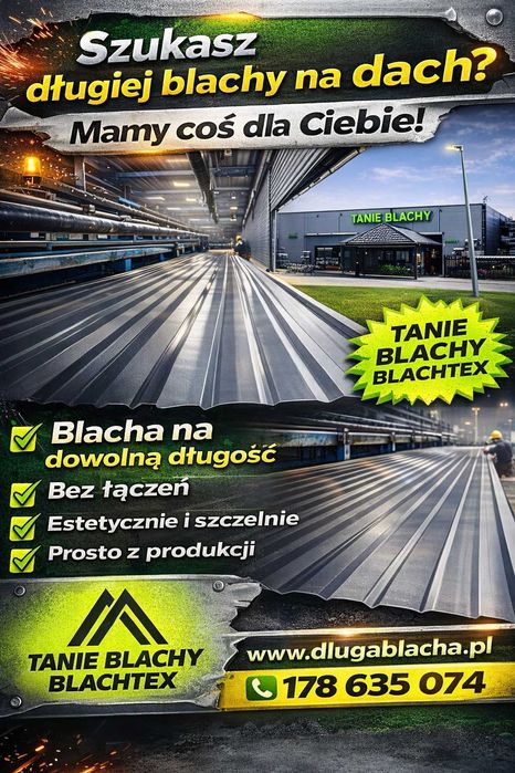 Długa Blacha na dowolną długość