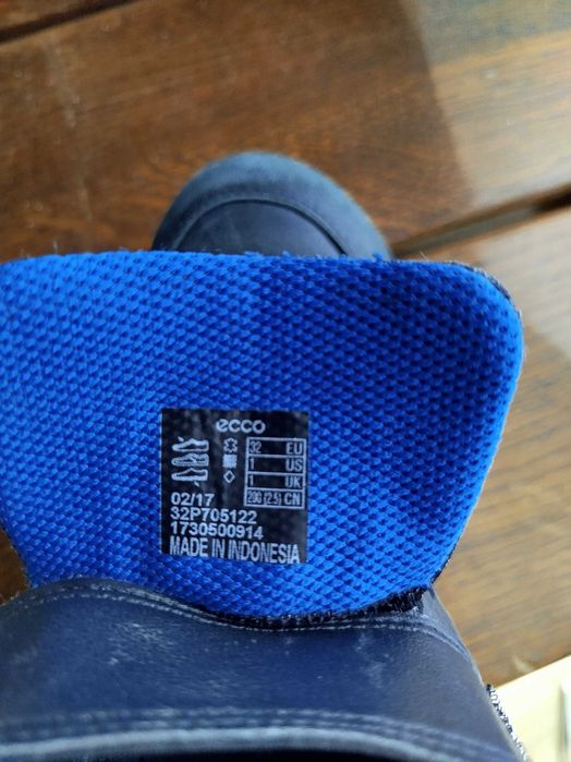 Kozaki Ecco rozmiar 32 Gore-tex